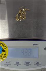 14K Yellow Gold YG 4.38g Dangle Ornate Gold Earrings